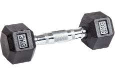 Гантель гексагональная обрезиненная Profi-Fit 3 кг Гантель гексагональная обрезиненная Profi-Fit 3 кг