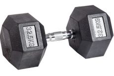 Гантель гексагональная обрезиненная Profi-Fit 32,5 кг Гантель гексагональная обрезиненная Profi-Fit 32,5 кг