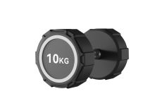 Гантель фиксированная полиуретановая 10кг Johns 74032-10 чёрный Гантель фиксированная полиуретановая 10кг Johns 74032-10 чёрный