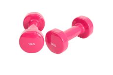 Гантель Sportex виниловая DB100 1.0кг (розовая) шт Гантель Sportex виниловая DB100 1.0кг (розовая) шт