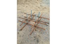 Каркас для заливки бетонной смеси (ежик) для монтажа уличных тренажеров Каркас для заливки бетонной смеси (ежик) для монтажа уличных тренажеров
