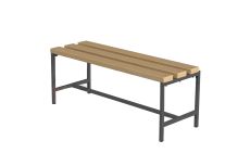 Скамейка для раздевалок без спинки Spektr Sport цельная, 100 см Скамейка для раздевалок без спинки Spektr Sport цельная, 100 см