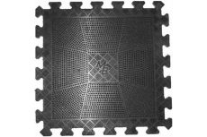 Коврик резиновый 40х40х1,2см MB Barbell MB-MatBL-12 черный Коврик резиновый 40х40х1,2см MB Barbell MB-MatBL-12 черный