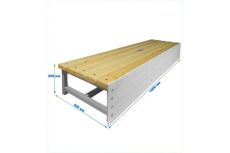 Скамья для измерения гибкости 1000мм Dinamika