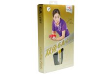 Ракетка для настольного тенниса Double Fish 6A+C, ITTF App+ 2 мяча V40+мм