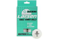 Шарики для настольного тенниса Gold 2 Star (6 шт.), ABS пластик Larsen 8332 белый Шарики для настольного тенниса Gold 2 Star (6 шт.), ABS пластик Larsen 8332 белый