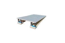 Мостик гимнастический подпружиненный Ellada 4 пружины, 100 cм М758Г Мостик гимнастический подпружиненный Ellada 4 пружины, 100 cм М758Г