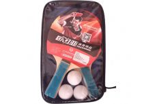 Набор для настольного тенниса 2 ракетки 3 шарика T07532-2 голубой