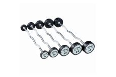 Набор изогнутых полиуретановых штанг LEVEL 10-30кг (шаг 5 кг, 5 шт) Profi-Fit Набор изогнутых полиуретановых штанг LEVEL 10-30кг (шаг 5 кг, 5 шт) Profi-Fit