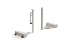 Стойки для большого тенниса мобильные с системой натяжения Spektr Sport Стойки для большого тенниса мобильные с системой натяжения Spektr Sport