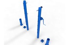 Стойки для большого тенниса со стаканами Glav 11.100 Стойки для большого тенниса со стаканами Glav 11.100