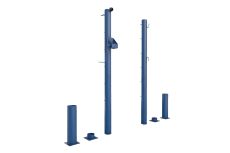 Стойки для большого тенниса с механизмом натяжения (стаканы) d76 мм (закладная 350 мм) Spektr Sport Стойки для большого тенниса с механизмом натяжения (стаканы) d76 мм (закладная 350 мм) Spektr Sport