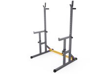 Стойка для штанги с подстраховкой, с упорами для отжиманий DFC Y-GYM TF-63 Стойка для штанги с подстраховкой, с упорами для отжиманий DFC Y-GYM TF-63