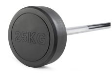 Штанга неразборная обрезиненная 25 кг. Прямой гриф. VictoryFit VF-DX4250 Штанга неразборная обрезиненная 25 кг. Прямой гриф. VictoryFit VF-DX4250