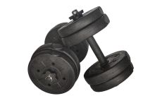 Гантельный набор разборный 2х7,5кг Sportex DBP-15 пластик\цемент Гантельный набор разборный 2х7,5кг Sportex DBP-15 пластик\цемент