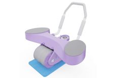 Тренажёр для пресса, с ковриком 34х17x0,6 cм DFC AB Roller SND-P фиолетовый