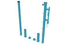 Стойки для большого тенниса с механизмом натяжения со стаканами d76мм, глубина закладной 350мм ФСИ 7417 Стойки для большого тенниса с механизмом натяжения со стаканами d76мм, глубина закладной 350мм ФСИ 7417